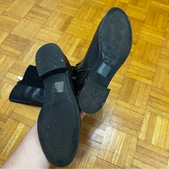 ALDO Black knee High Riding Boots - Picture 5 of 7